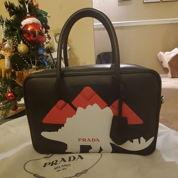 prada dinosaur bag